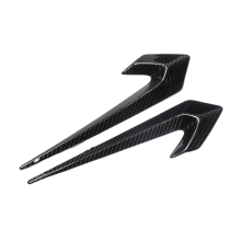 Guarnição de fluxo de ar lateral de fibra de carbono para carro