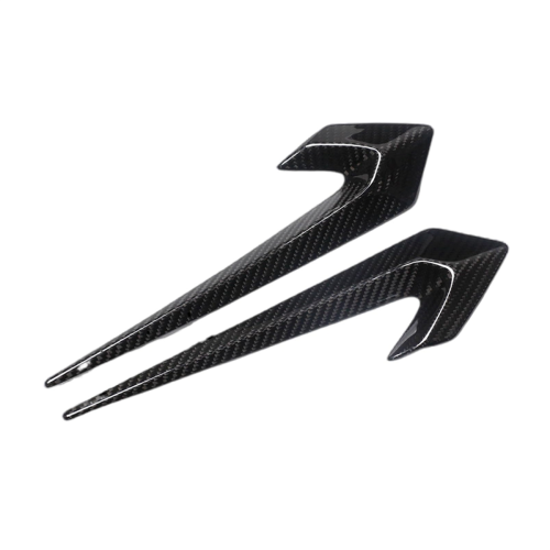 Carbon Fiber Auto Seite Flügel Luftstrom Abdeckung Trim für