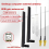 Carte MT7927 WiFi7 + antenne 8DB 2.4G/5G/6G tri-bande 6