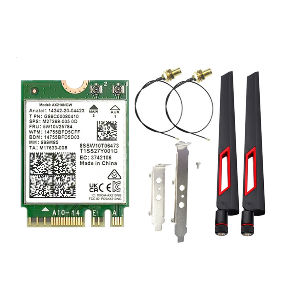 Ax210ngw 6E Card+10Dbi Antenna 2.4G/5G/6Ghz Tri-Ba 4854188175403