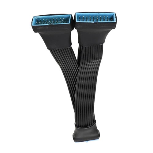 USB 3.0 Buchse auf Stecker 19/20 Pin 2 Port Splitter C 2