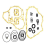 Car BYBA Automatic Transmission Clutch Repair Kit 6