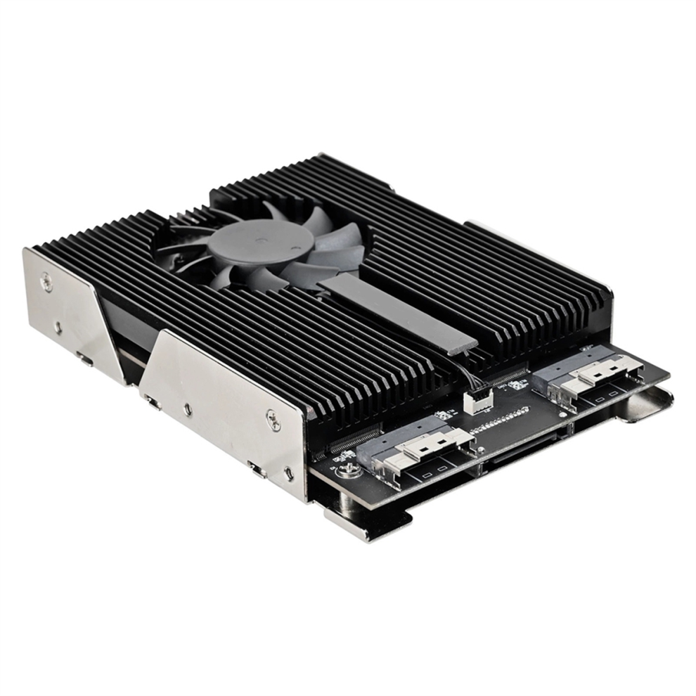 Photos - Drive Case 3.5inch SSD Hard Drive to 4x PCLE Nvme M.2 Ssdx4 A