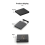 Disco óptico externo 7 em 1 USB 3.0 tipo C para CD, DVD e RW 8