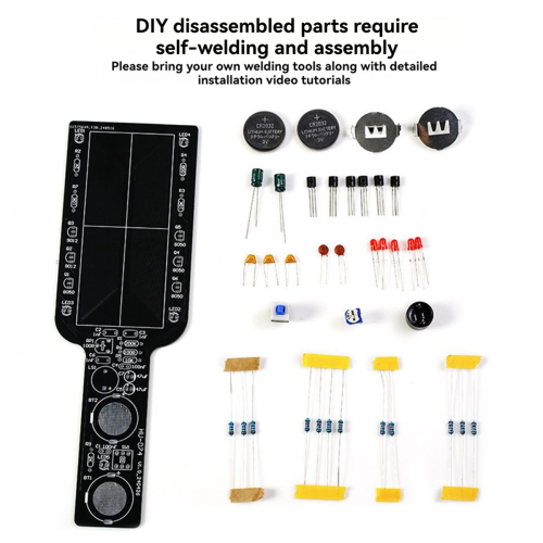 Kit eletrônico faça você mesmo detector de metais portátil simples 2