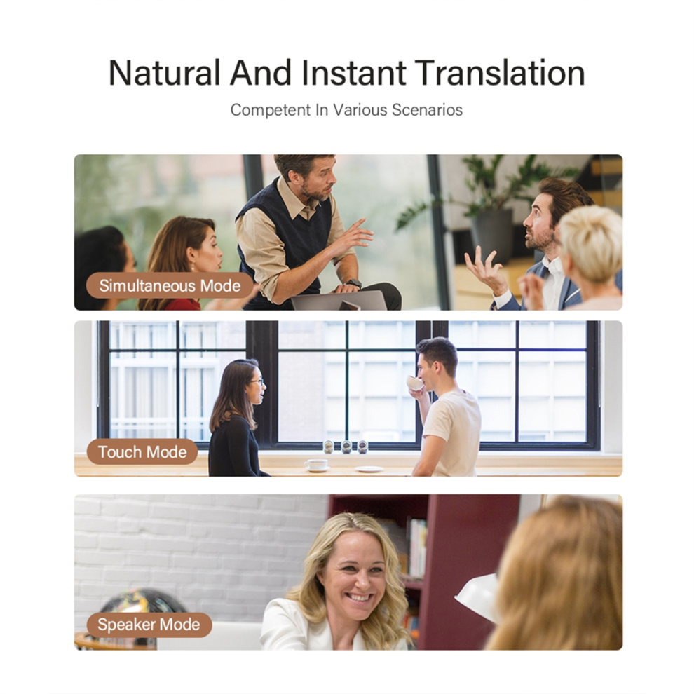 Écouteurs De Traducteur De Langue, Dispositif De Traduction Vocale
