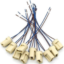 10 Pieces G9 Ceramic Lamp Holder, Halogen Lamps Ceramic Connector Socket, G9 Lamp Holder 250V G9 Socket Ceramic Light Lamp Holder