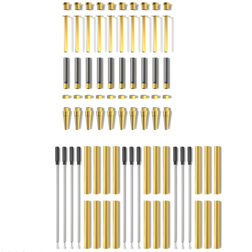 Pen Kits for Woodturning 10 Pack with Black Ink Ma 1