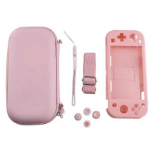 Pink Carrying Case Compatible with Nintendo Switch Lite, Portable Nintendo Switch Lite Bag for Switc