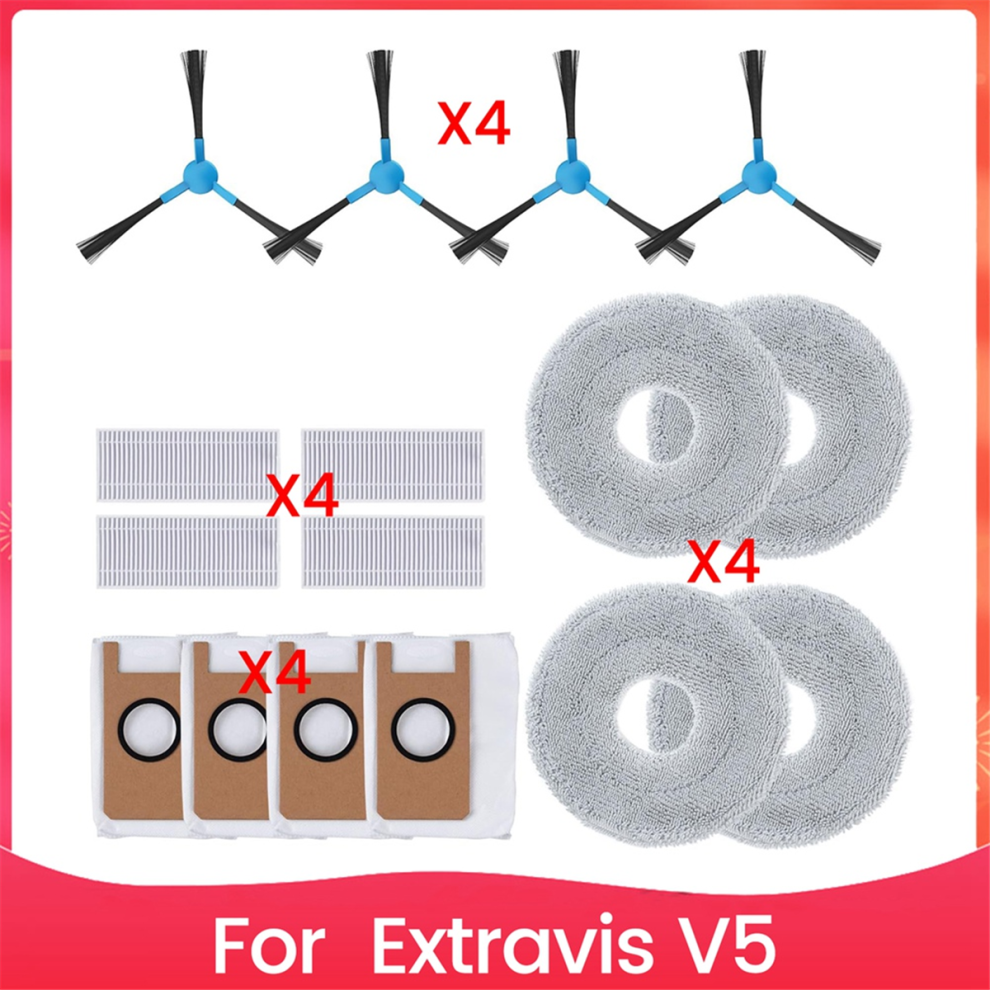 Piezas De Repuesto Para El Lado Del Robot Aspirador Extravis V5-image