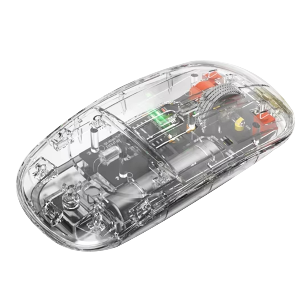 2400Dpi Bluetooth Mouse Full Transparent Cool Sile 4854188105172