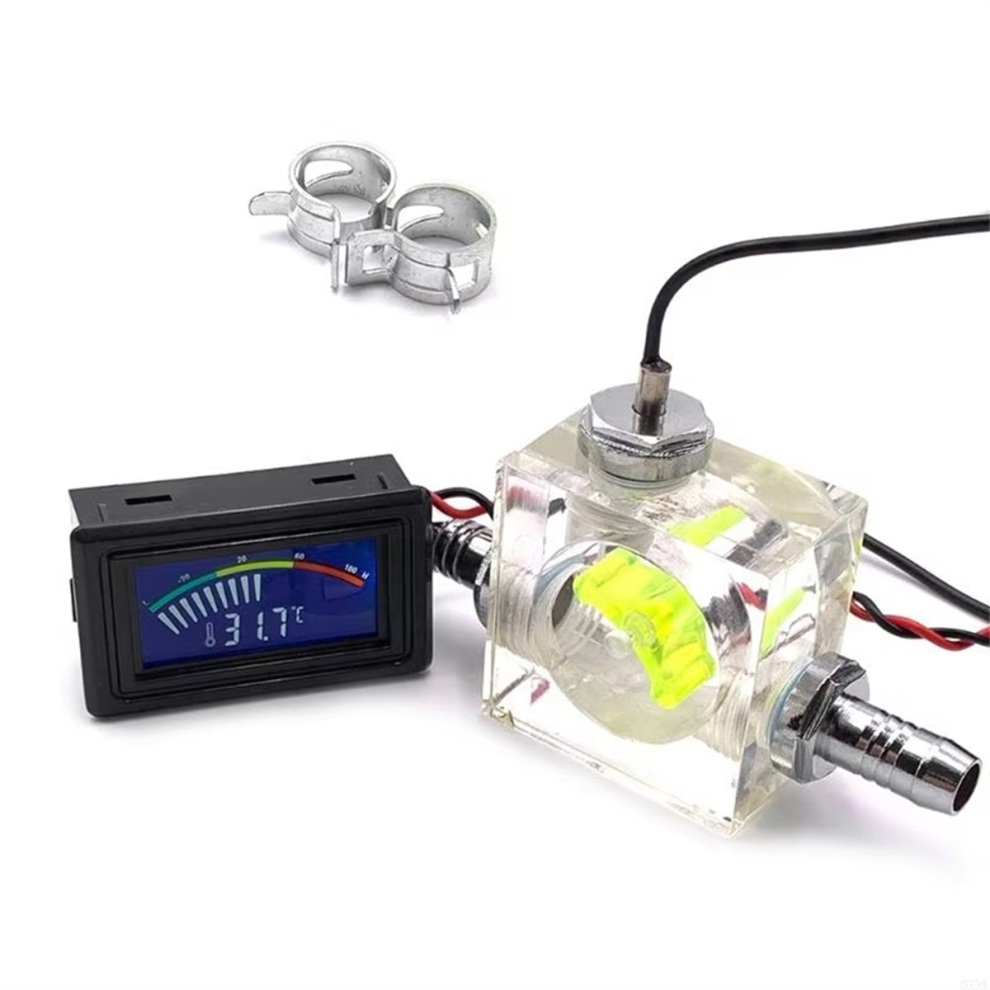 3 Way Flow Meter Led Thermometer For Water Cooling 4854188109057