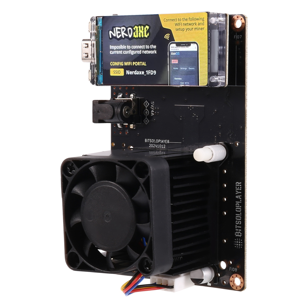 Nerdminer Miner 500Gh/S Solo Lottery Btc Bm1366 A 4854188126412