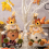 2 τεμάχια Χειροποίητες κούκλες Harvest Season Doll για καθίσματα 4