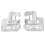 RAAMCLIPS voor X5 E53 2000-2015 Auto REGELAAR RE 2