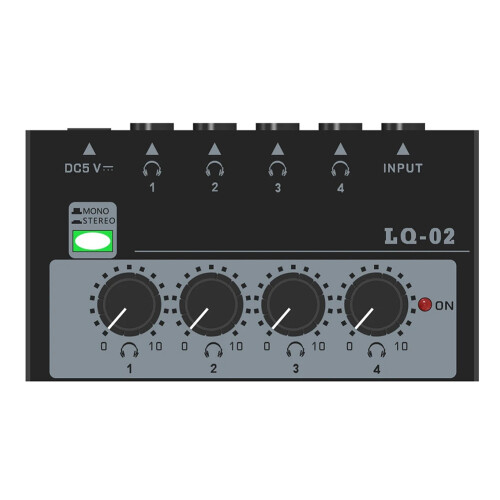 -02 MINI Amplificatore per cuffie stereo Audio Four Cha