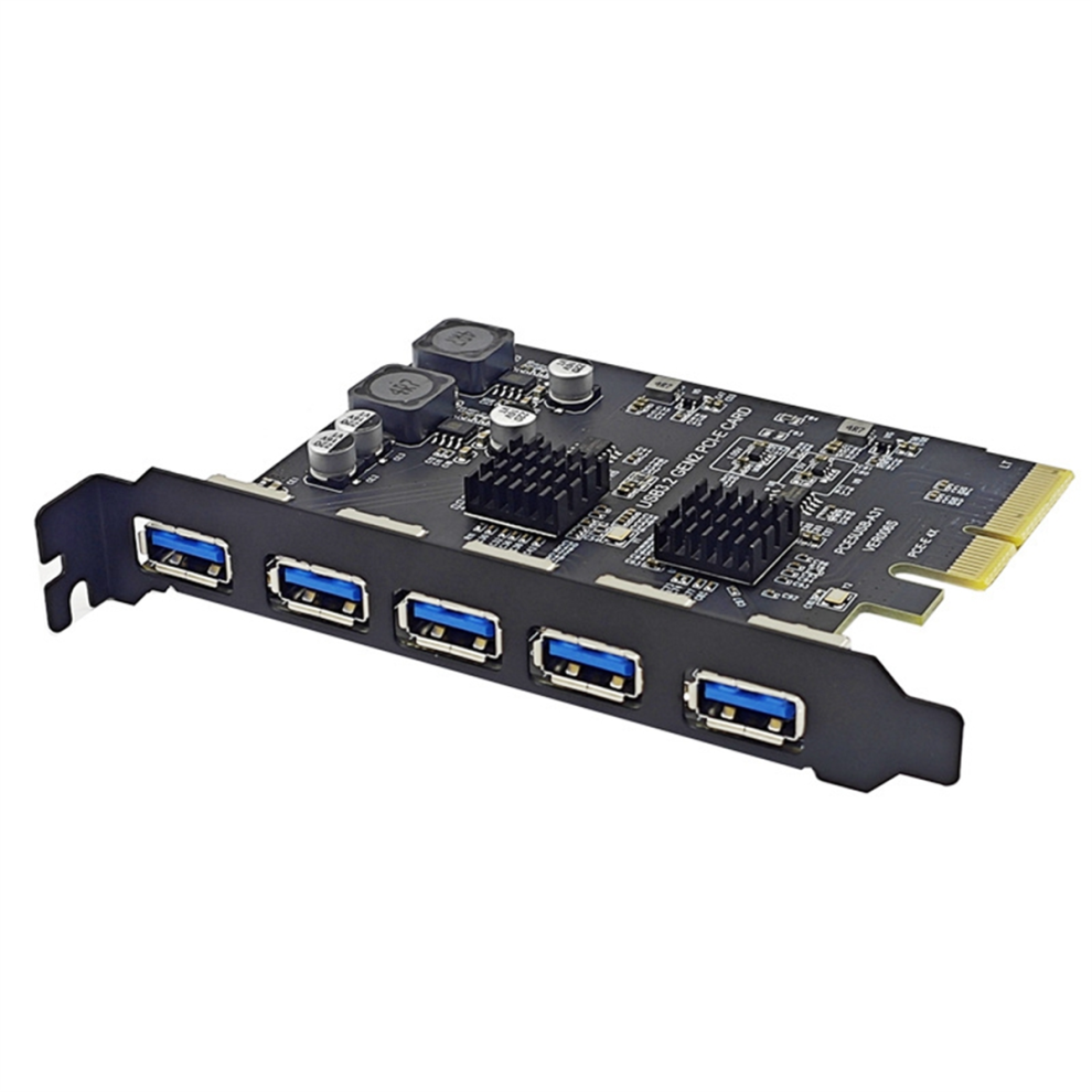 Pcie 4X To Usb3.2 5 Ports Expansion Card Gen2 10Gb 4854188134899