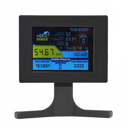 Nerdminer V2 56kh/S Οθόνη LCD 2,8 ιντσών Bitcoin C