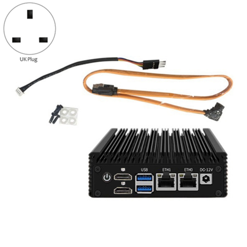 N3700 Μίνι υπολογιστής 6W Διπλός επεξεργαστής Gigabit Τετραπύρηνος Τέσσερας Πυρήνας 2