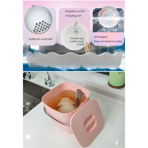Mini Dishwasher 18W Rechargeable Household Electri 1