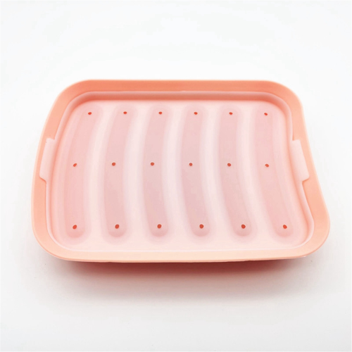 Κίτρινο-6 σε 1 Μηχανή λουκάνικου DIY που κατασκευάζει καλούπια ζεστό
