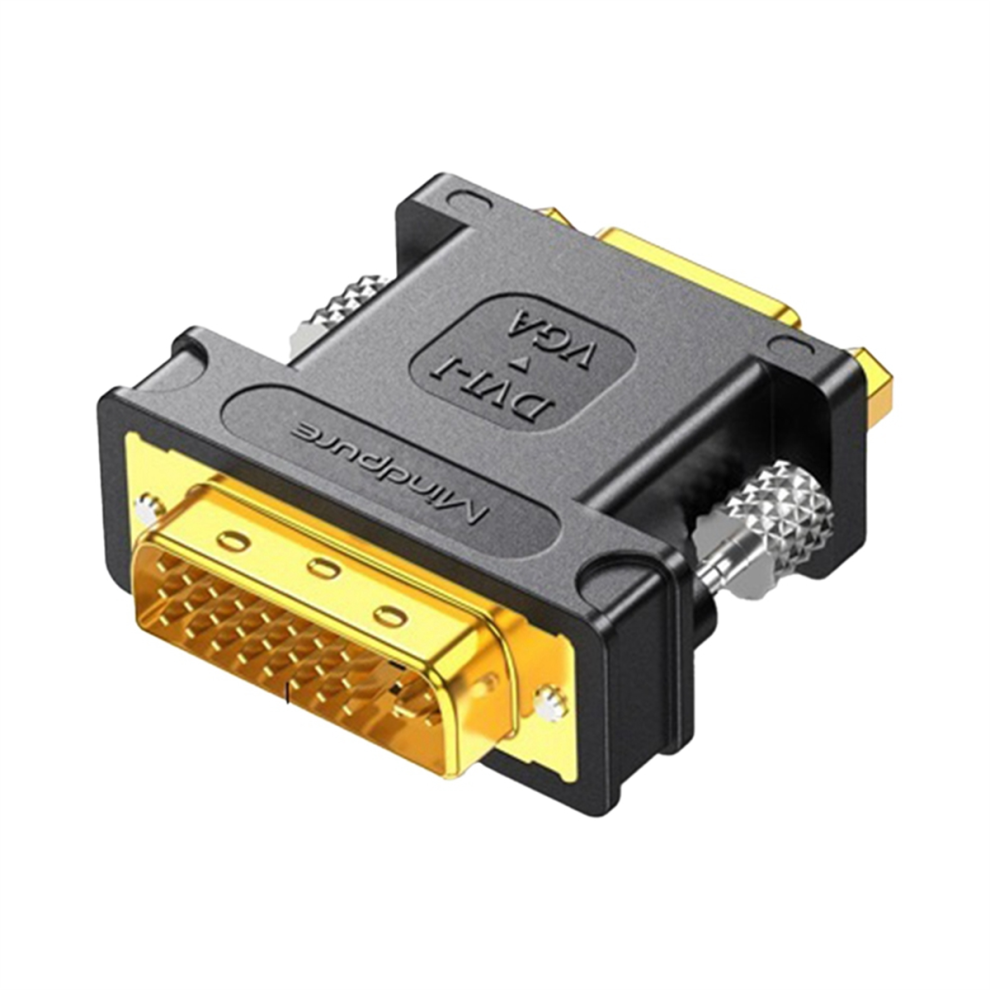 24+5 Dvi Male To Vga Female Converter Computer Gr Gold 4853655190956