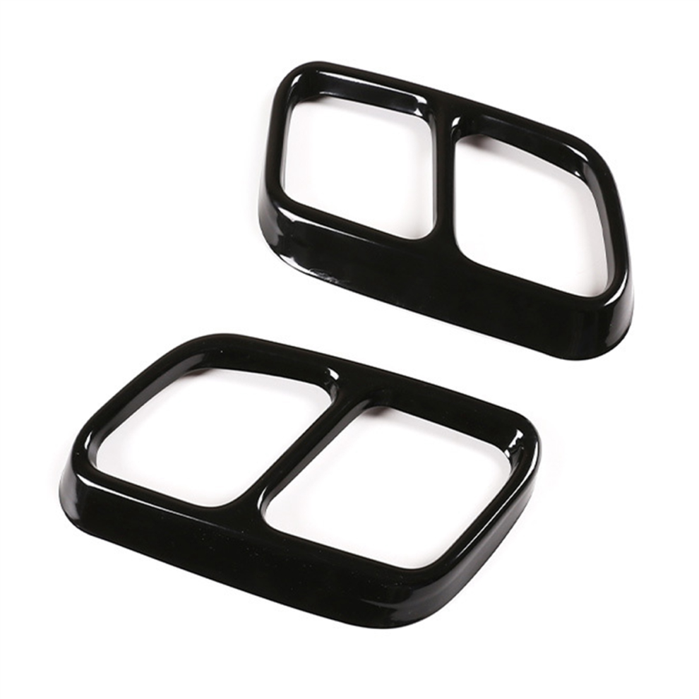 1Pair Rear Dual Exhaust Muffler Pipe Cover Trim Fo 4853655194879