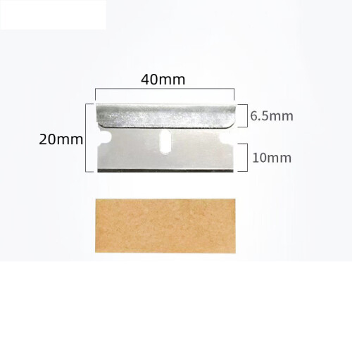 100 Pack Razor Blade Single Edge Heavy Duty Scraper Cutter Blade 1
