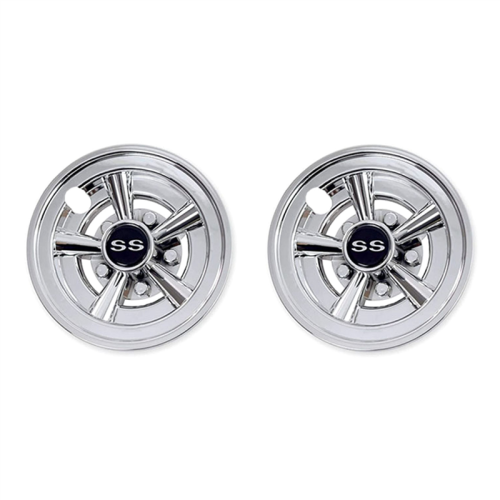 2 peças de capas para rodas de carrinho de golfe de 8 polegadas com design de 5 raios H 1