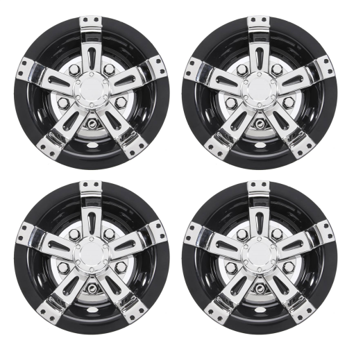 Capa para roda de carrinho de golfe de 8 polegadas, 4 peças, design de 5 raios H