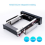 1106SS 3.5Inch Trayless Hot Swap Mobile Rack CD-RO 6