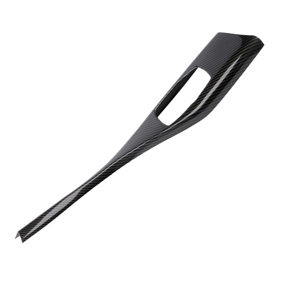 Carbon Fiber Multimedia Button Panel Cover Sticker Black 4853655116468