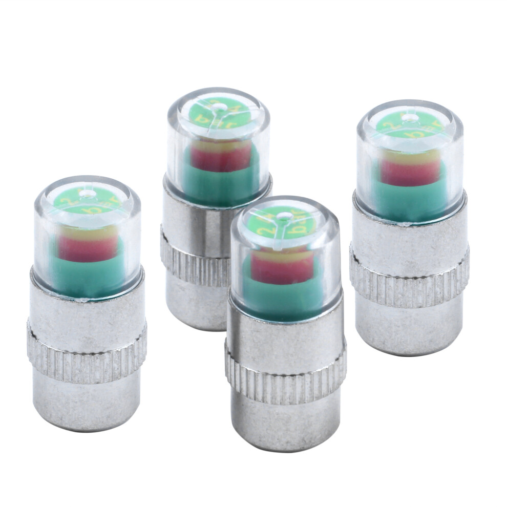 4PCS Car Auto Tire Pressure Monitor Valve Stem Cap-image-OPC-PJ8TJ7B-NEW