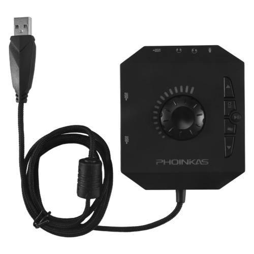Adaptador de áudio externo T10 Multi-Switch USB Hub 1