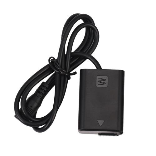 NP-FW50 Dummy Batteri DC Powerbank Adapter För A7R, A6000, A55 2