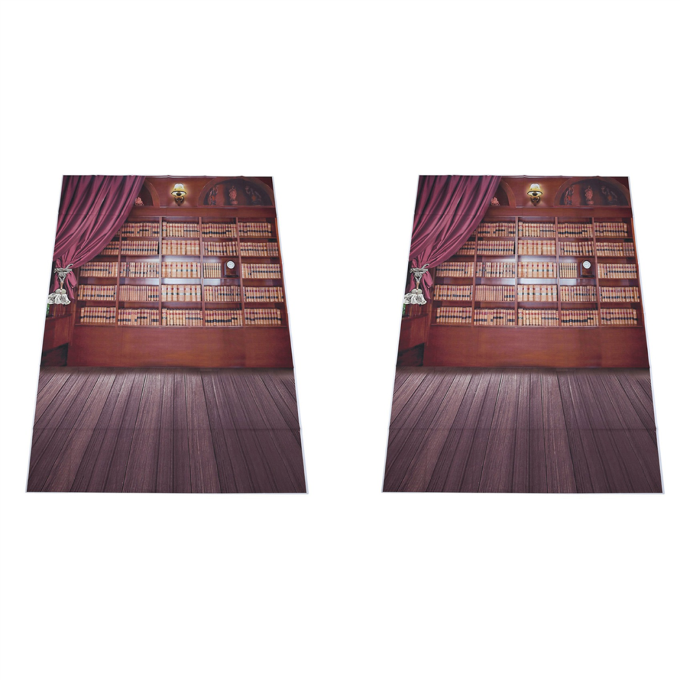 Vintage Library Floor Photography Backdrops Photo Props