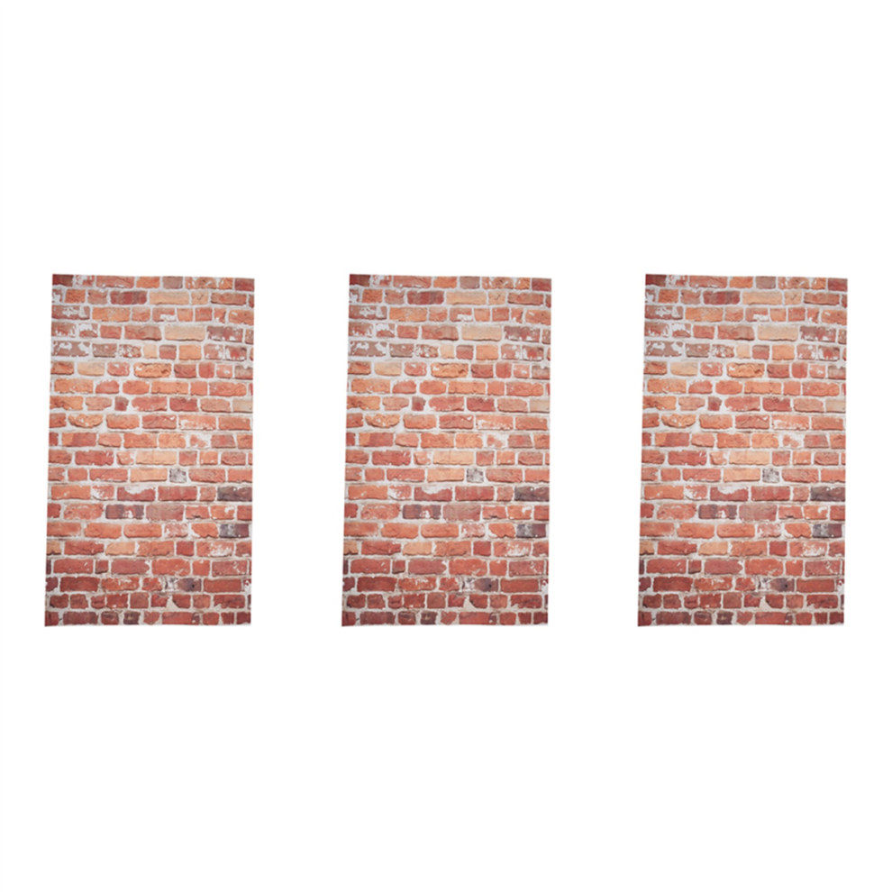 3X5ft Vinyl Vintage Brick Wall Studio Backdrop Photography Red 4712844952853