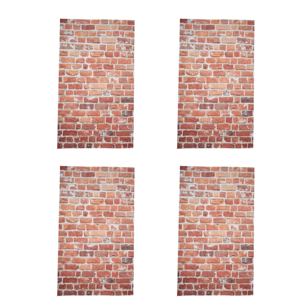 3X5ft Vinyl Vintage Brick Wall Studio Backdrop Photography Red 4712844952846