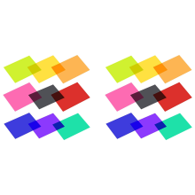 9Pcs Gel Light Filter for Film,Video,Photo,Stage (Multicolor)