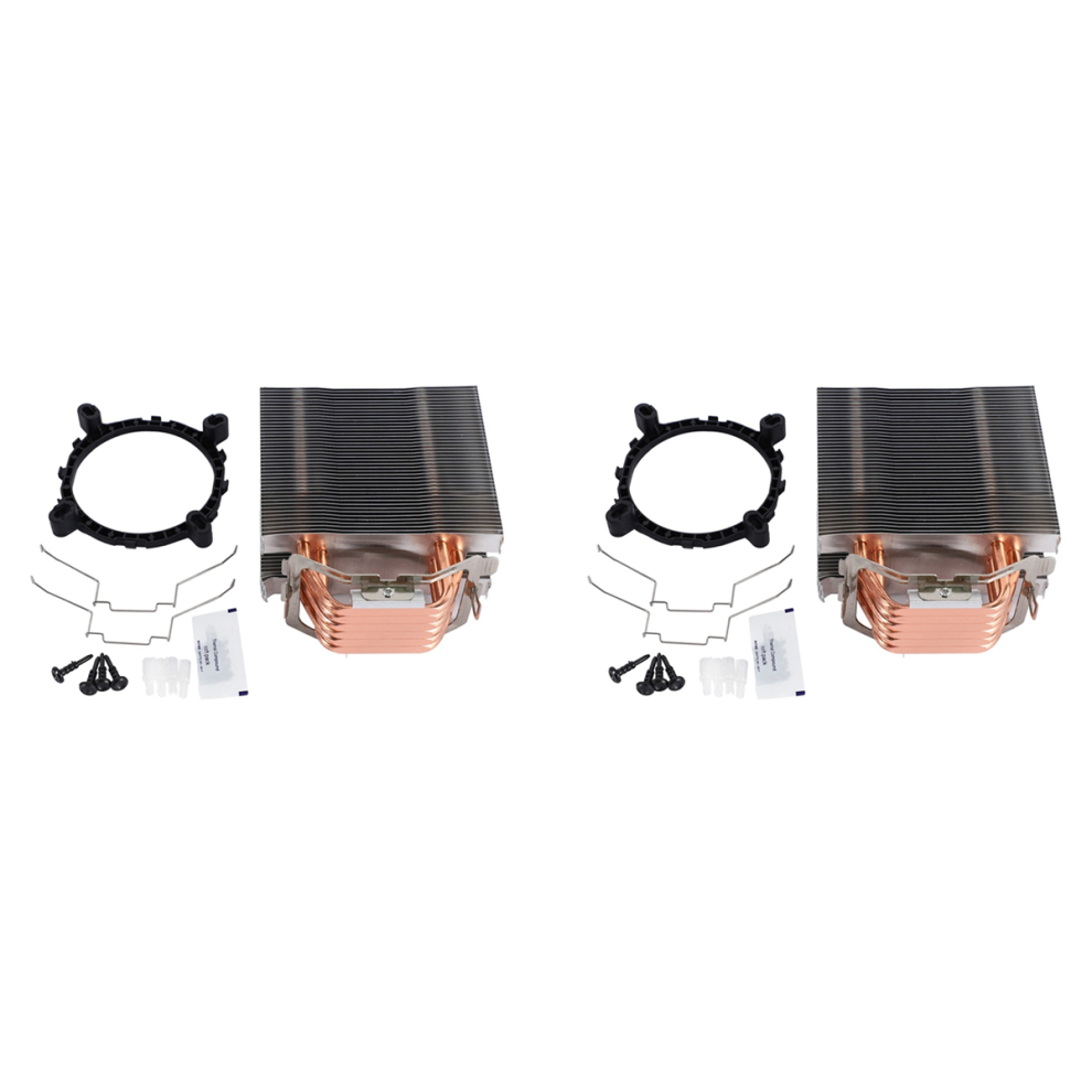 Cpu Cooler 12Cm Fan 6 Copper Heatpipes Fanless Cooling Radiator 4712844951894