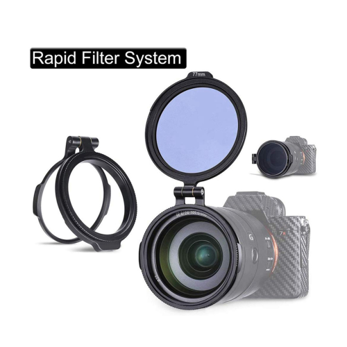 ND Snabbkopplingsfäste Objektivfilter för DSLR-fäste 72MM 2