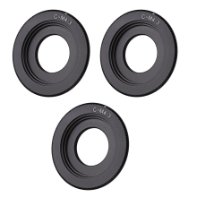 Svart C-fattningsobjektiv för Micro-4/3-adapter E-P1 E-P2 E-P3 G1 GF1 GH1 G2