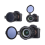 ND Snabbkopplingsfäste Objektivfilter för DSLR-fäste 72MM 2