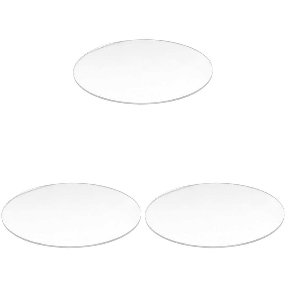 Transparent 3Mm Thick Mirror Acrylic Round Disc Diameter:85mm 4712844950200