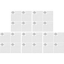 100Pcs Prism Measurement Reflector Sheet Total Station Tunnel Survey
