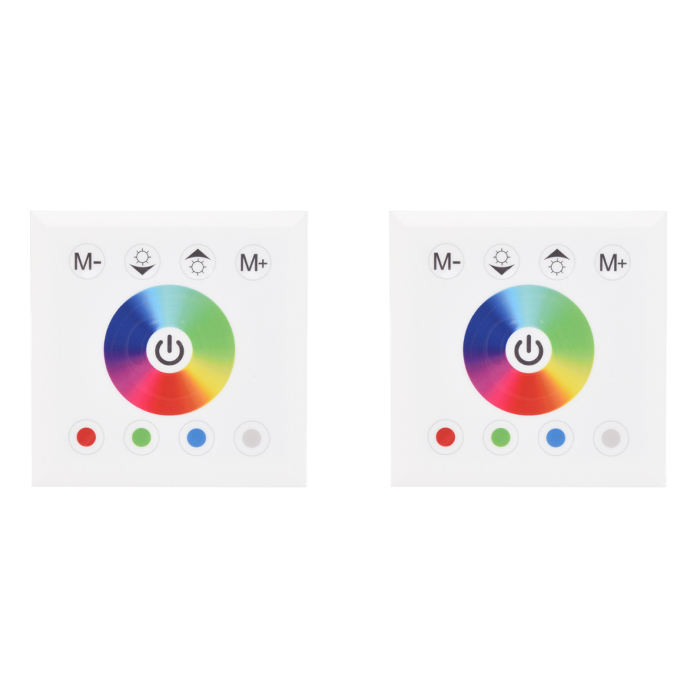 Dc12v-24V Rgb / Rgbw Wall Mounted Touch Panel Controller White 4712844954130