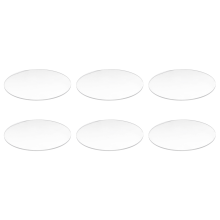 Transparent 3mm thick Mirror Acrylic round Disc Diameter:70mm