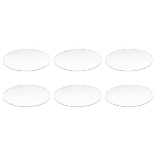 Transparent 3mm thick Mirror Acrylic round Disc Diameter:70mm