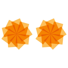 9Pcs Gel Light Filter for Film,Video,Photo,Stage(Orange)