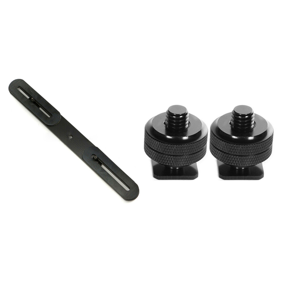 Dual Flash Bracket Hot Shoe Bracket For Tripod Stand Dslr Camera 4712844958305
